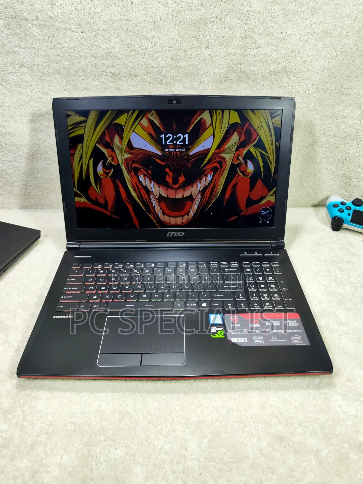 Laptop MSI GE62VR 7RF Apache Pro 16GB Intel Core i7 HDD+SSD 1T