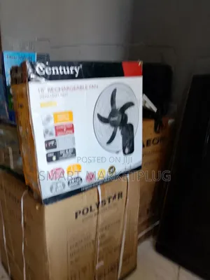 Century 18" (Frcb-45) Rechargeable Wall Fan With Remote