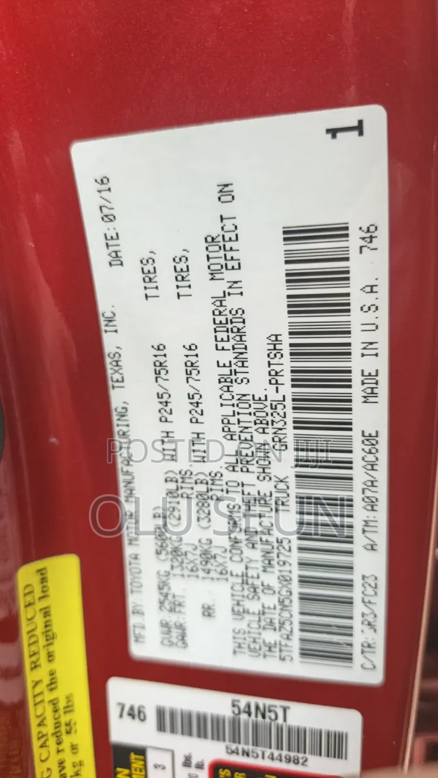 Toyota Tacoma 2017 Red