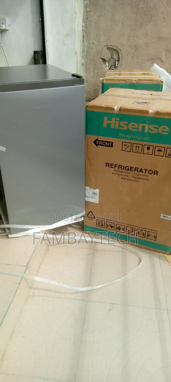 Hisense Ref 121 Single Door Refrigerator – Elegant Design