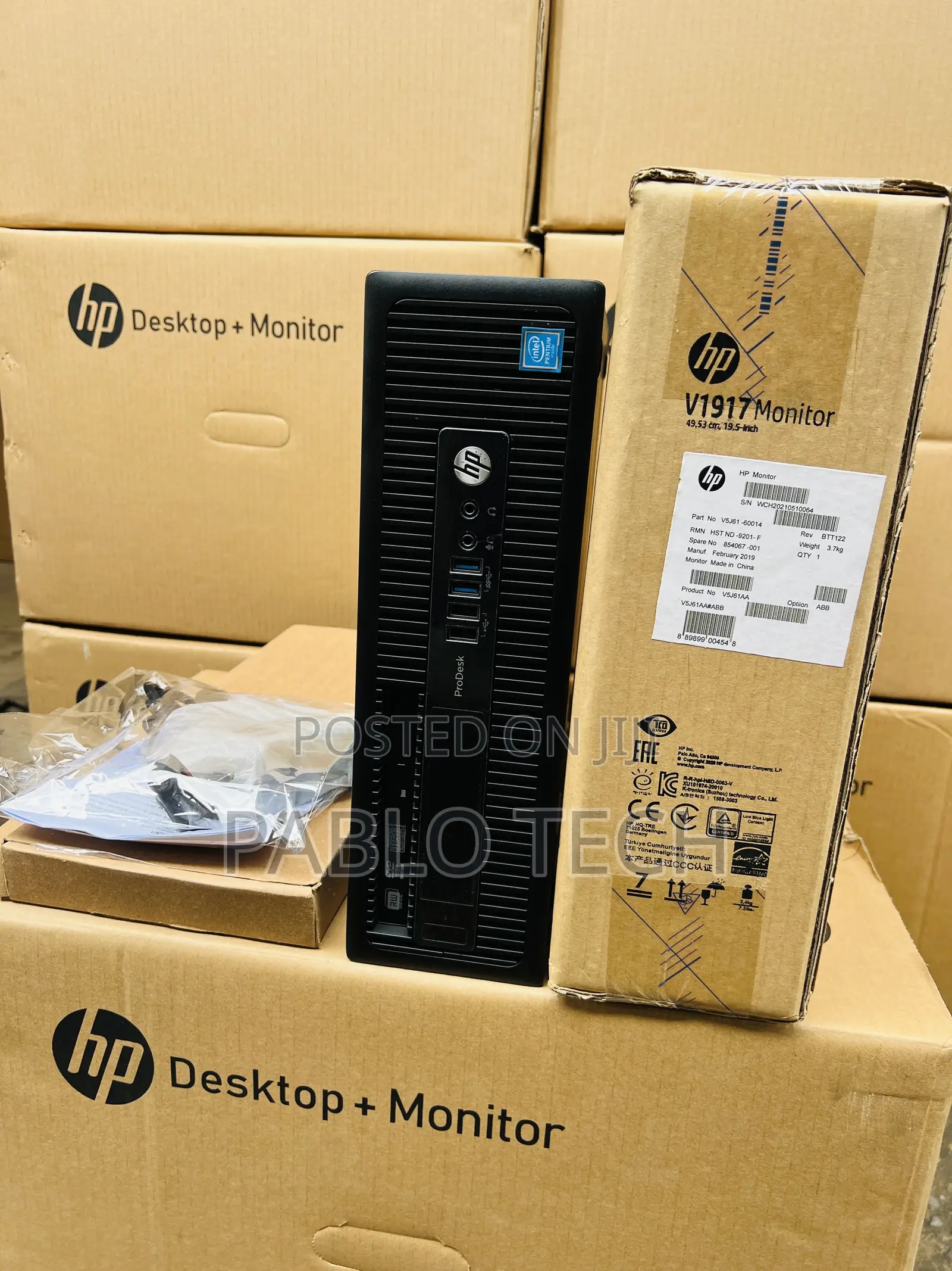 New Desktop Computer HP ProDesk 600 G1 8GB Intel Pentium SSD 512GB