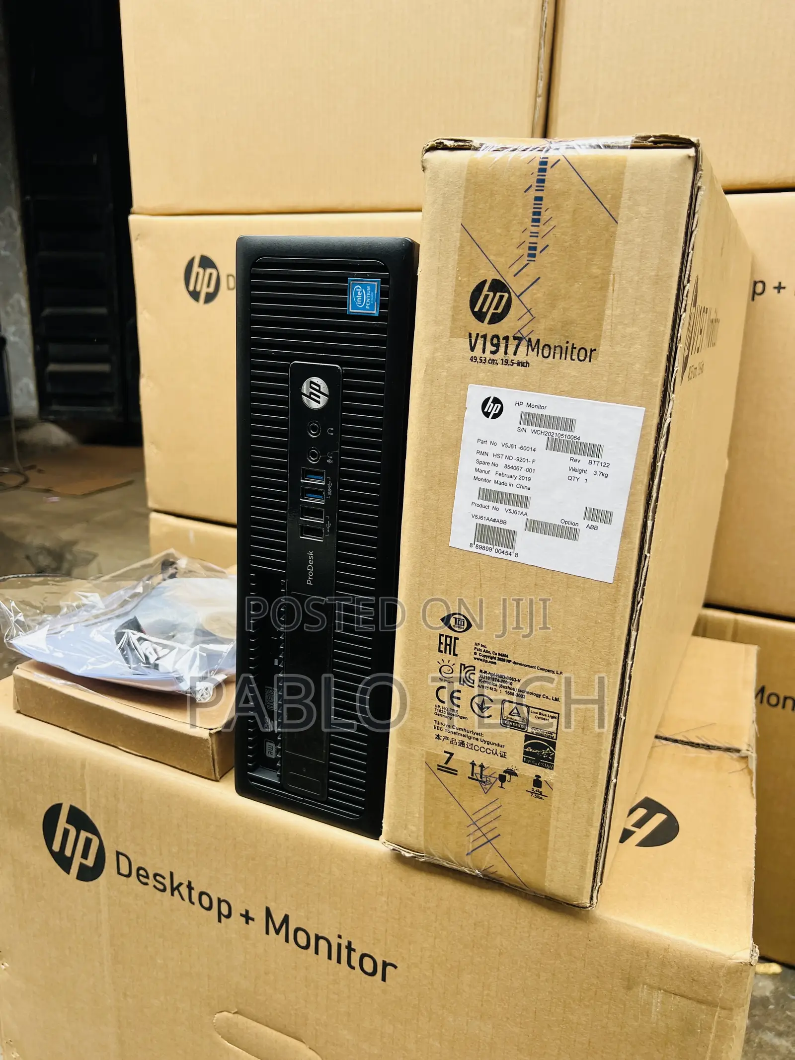New Desktop Computer HP ProDesk 600 G1 8GB Intel Pentium SSD 512GB