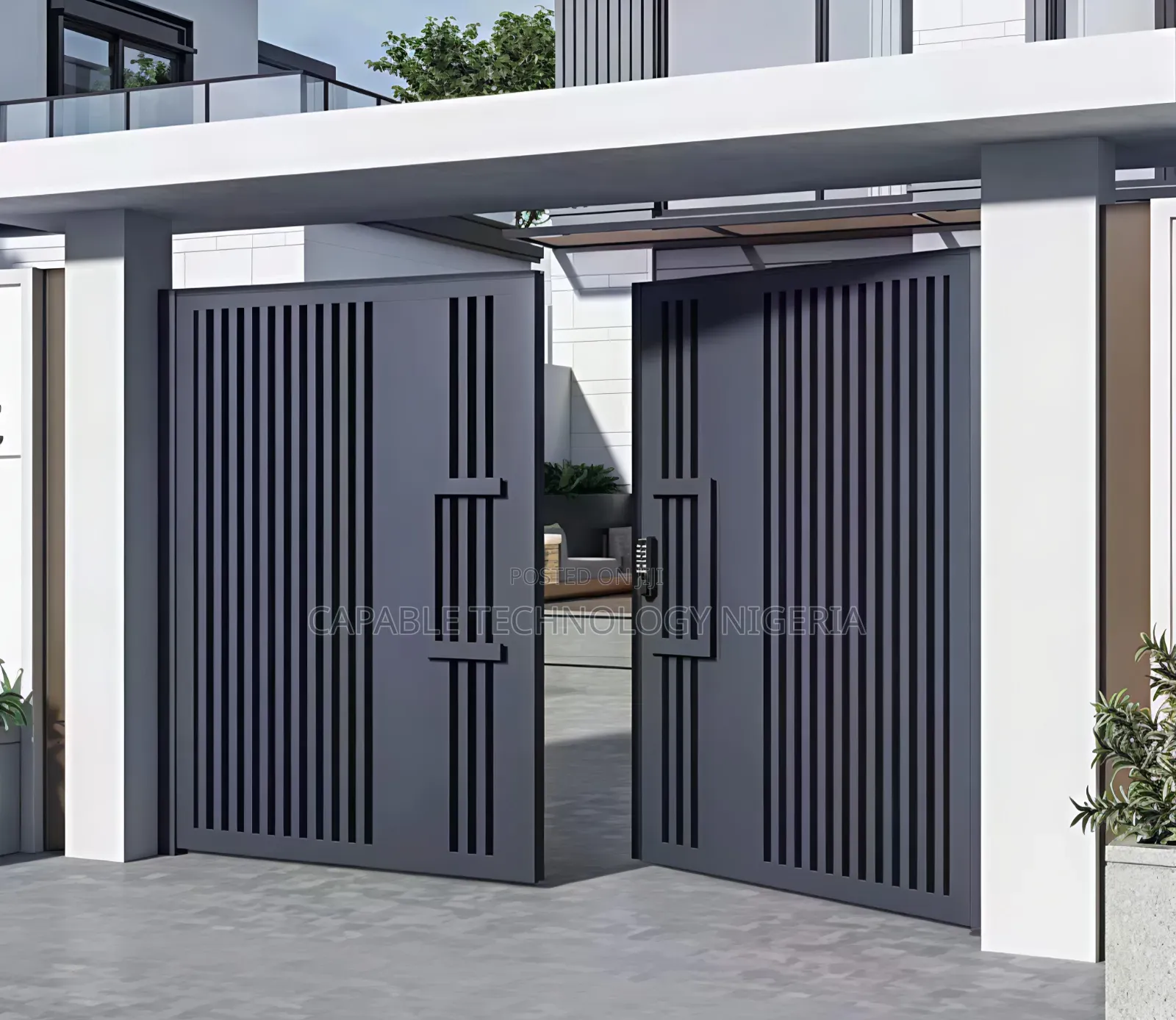 Beautiful Design Gate Iron