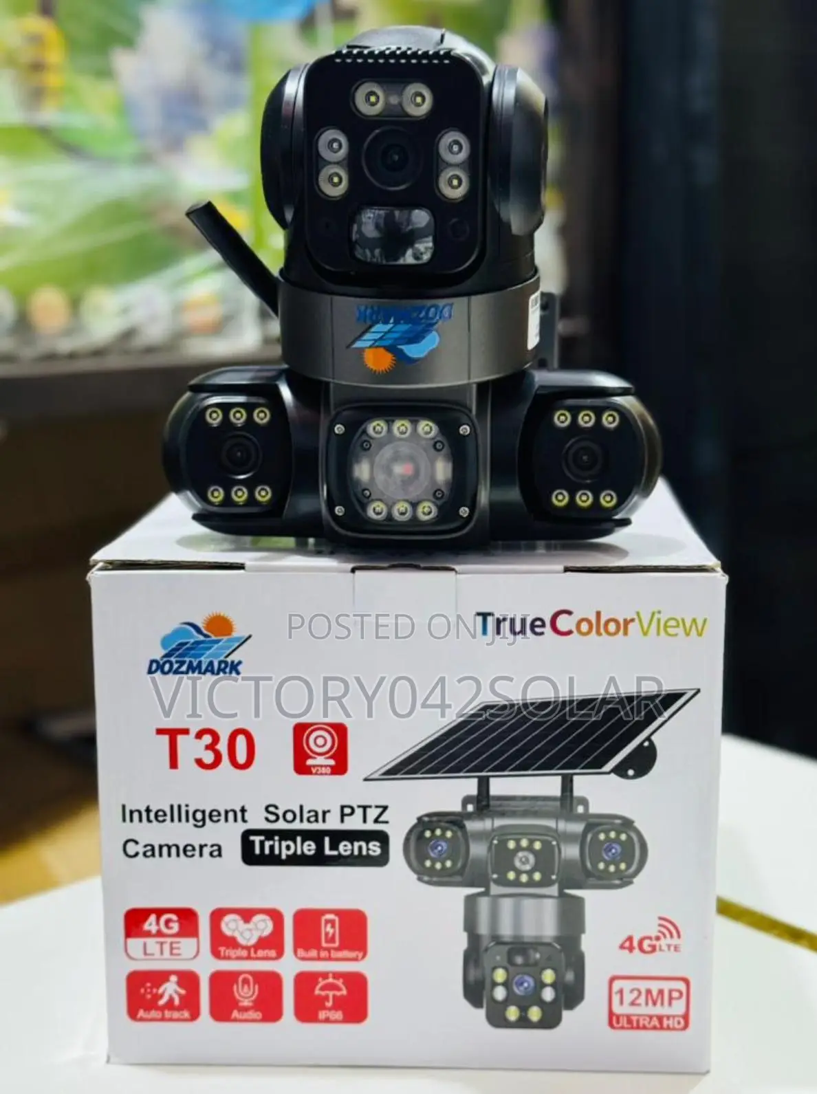 Triple Lens Solar Camera Available