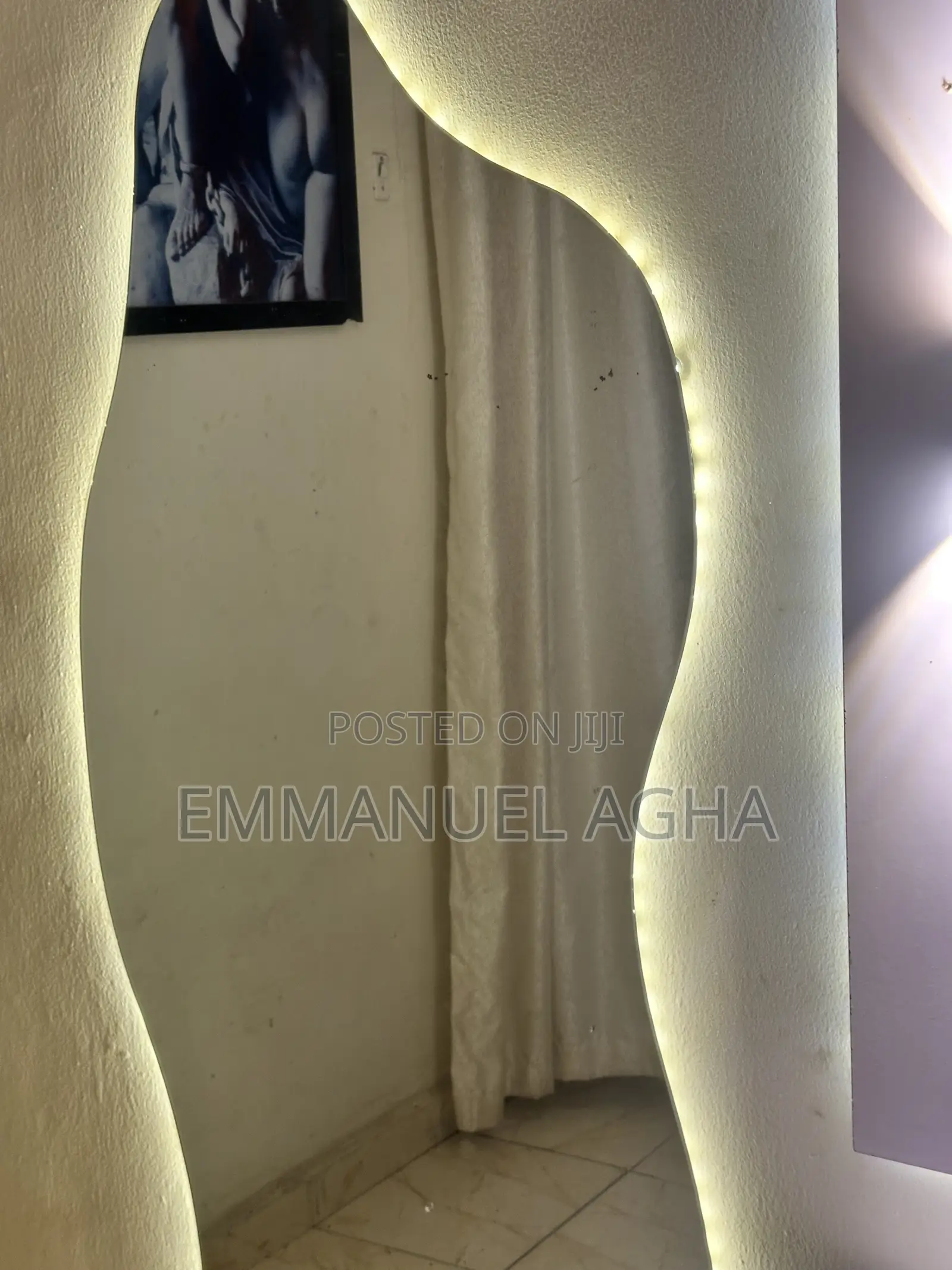Standing Wall Mirror With Light