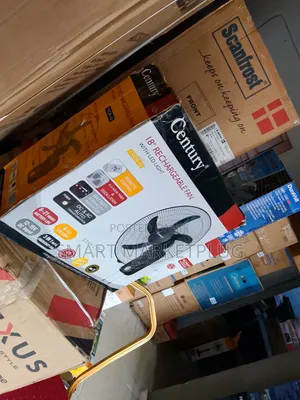 Brand New FRCB-45 (18") Rechargeable Wall Fan With Remote