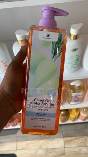 Beauty Routine Carrot Oil Alpha Arbutin Lightening Shower Gel 800ml