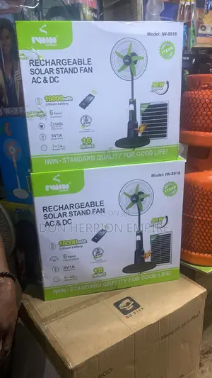 18inches Iwin and 16inches Iwin Ac/Dc Rechargeable Fan