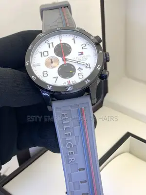 Tommy Hilfiger Chronograph Rubber Watch