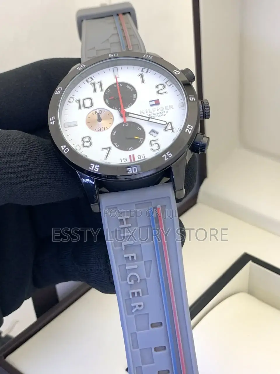Tommy Hilfiger Chronograph Rubber Watch