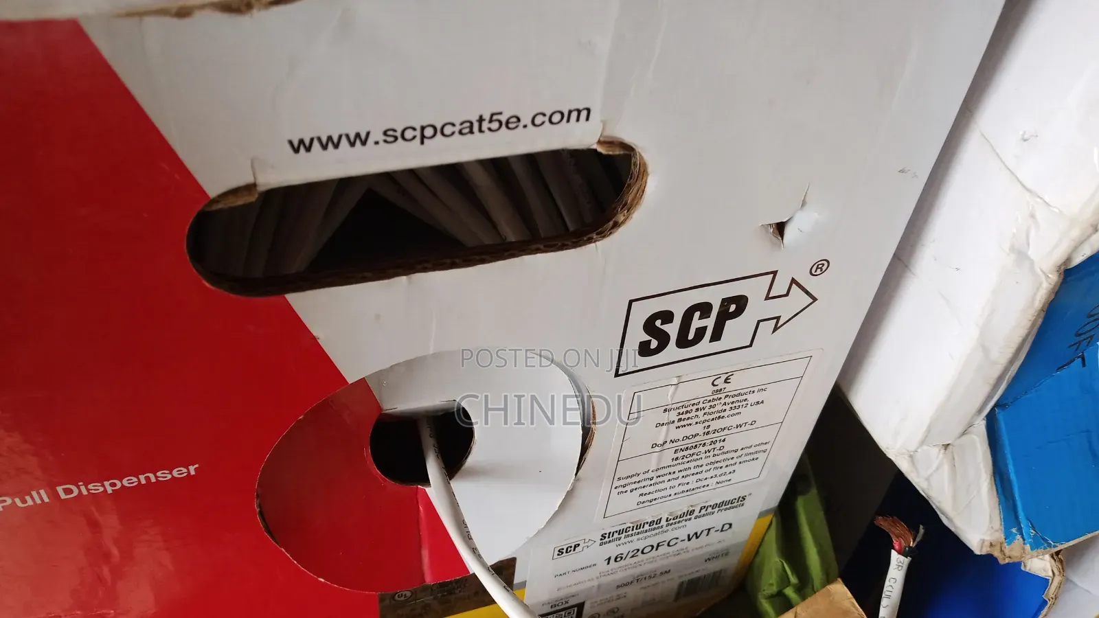 Speaker SCP Cat5 Network Cable