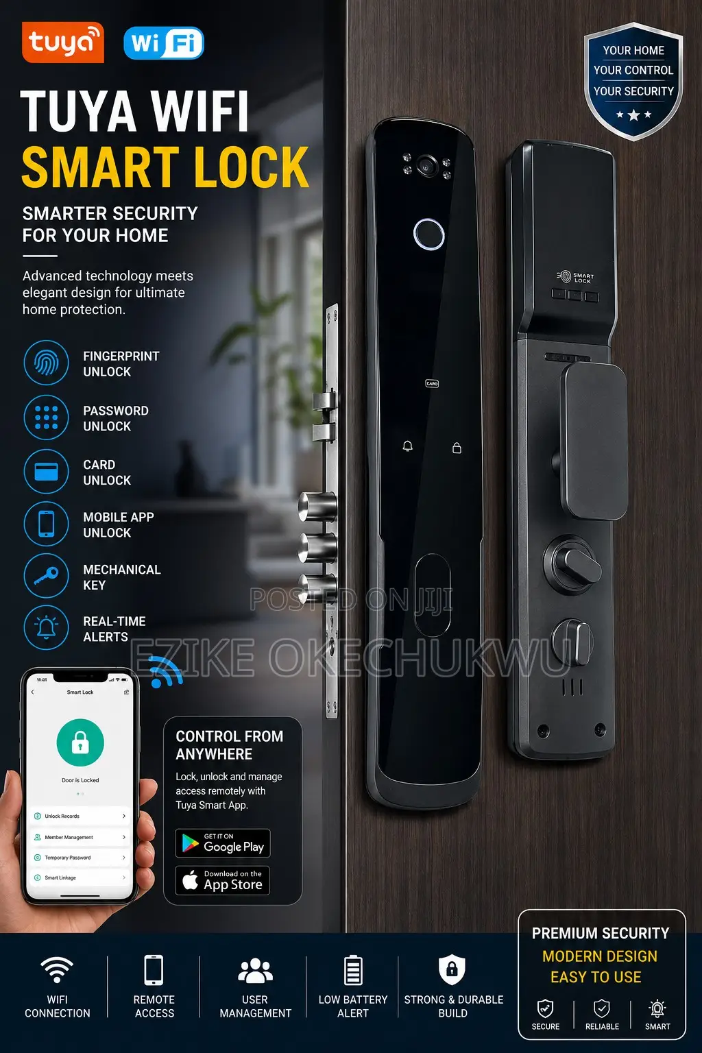 Fingerprint Digital 3d Smart Lock