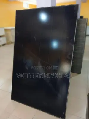 Black Frame Solar Panel Available