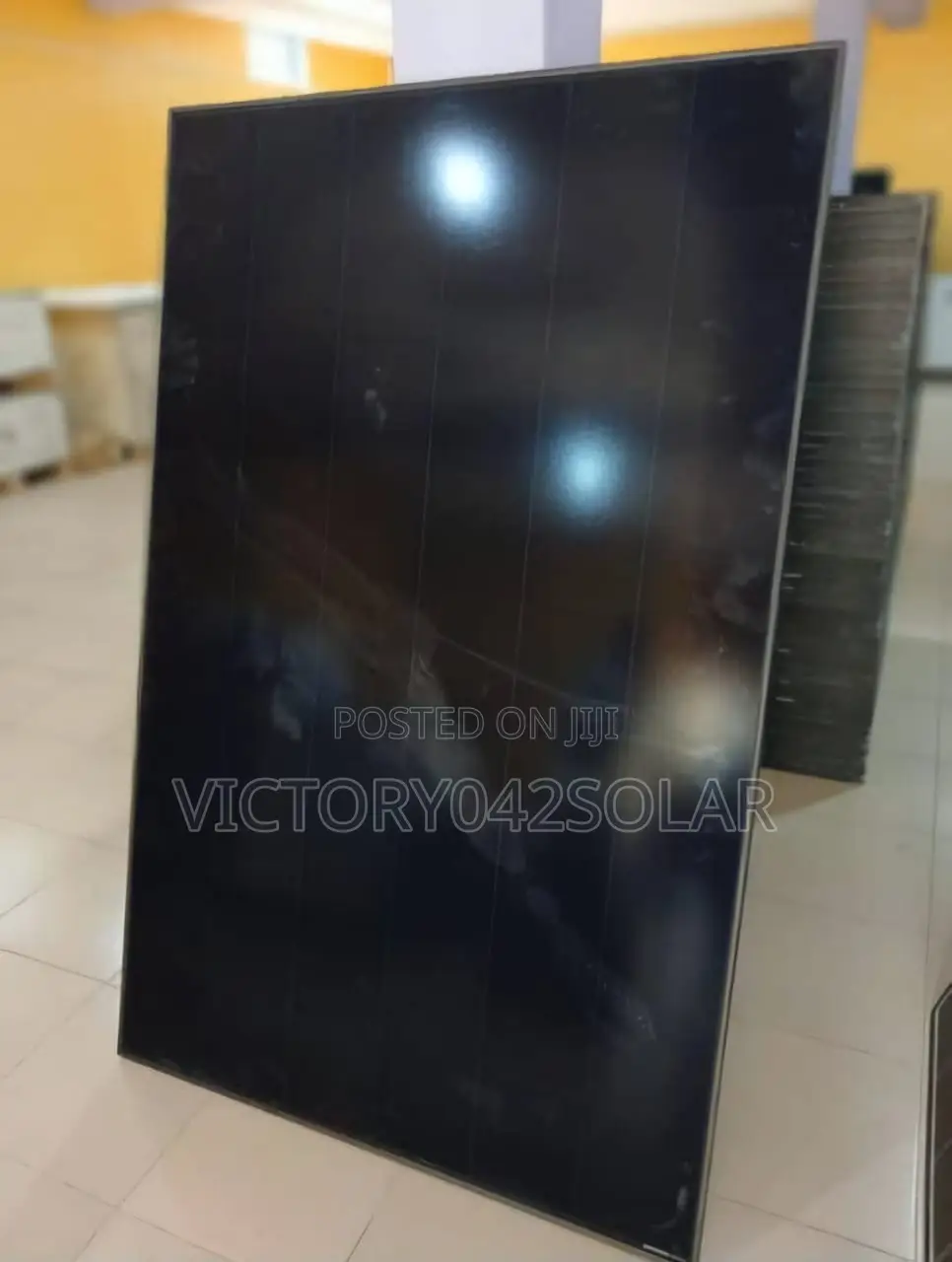 Black Frame Solar Panel Available