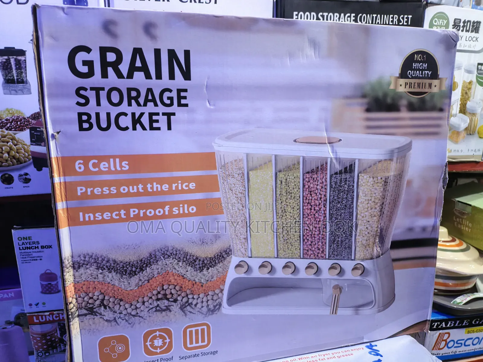 Grain Storage Bucket