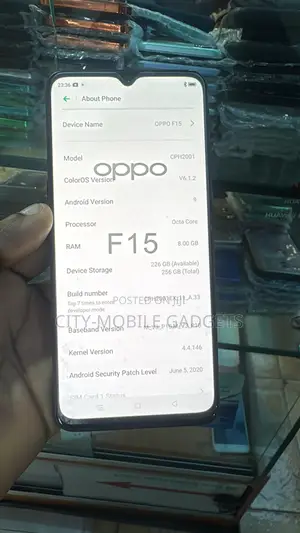 Oppo F15 256 GB Black