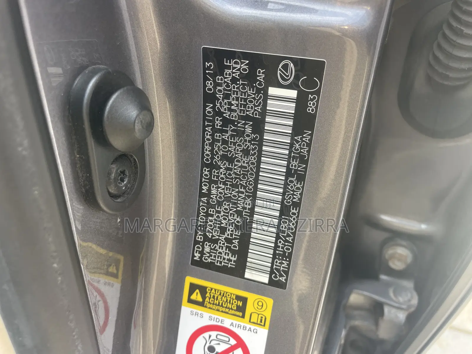 Lexus ES 2014 Silver
