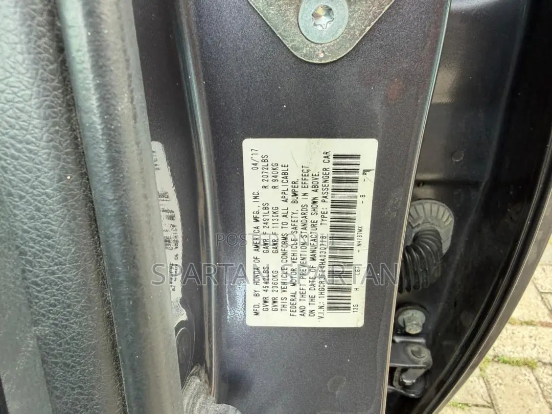 Honda Accord 2017 Gray