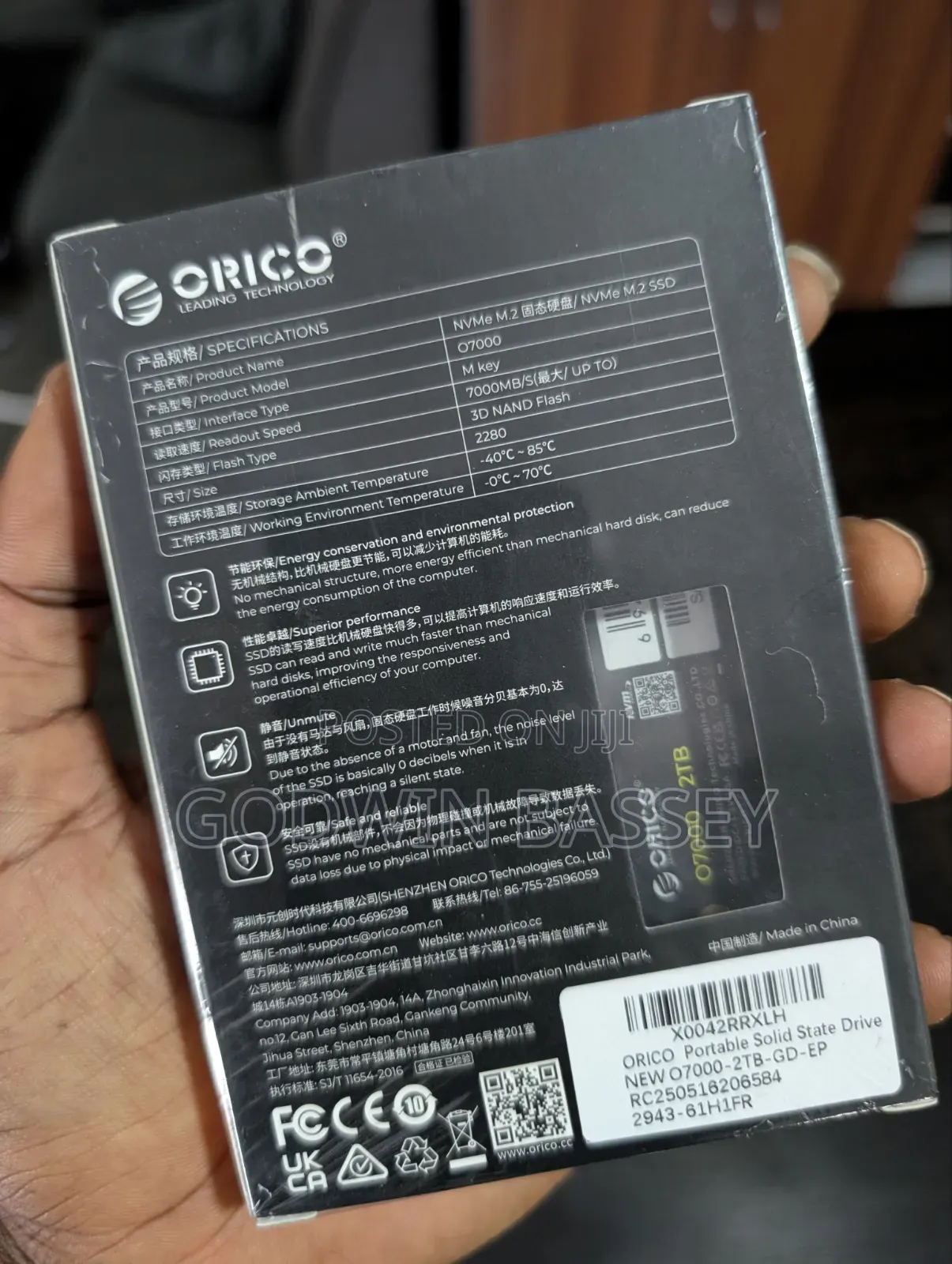 Orico 2tb Gen 4 SSD