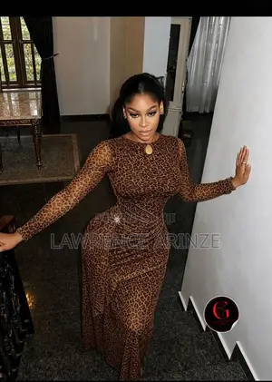 Luxury Animal Skin Gown