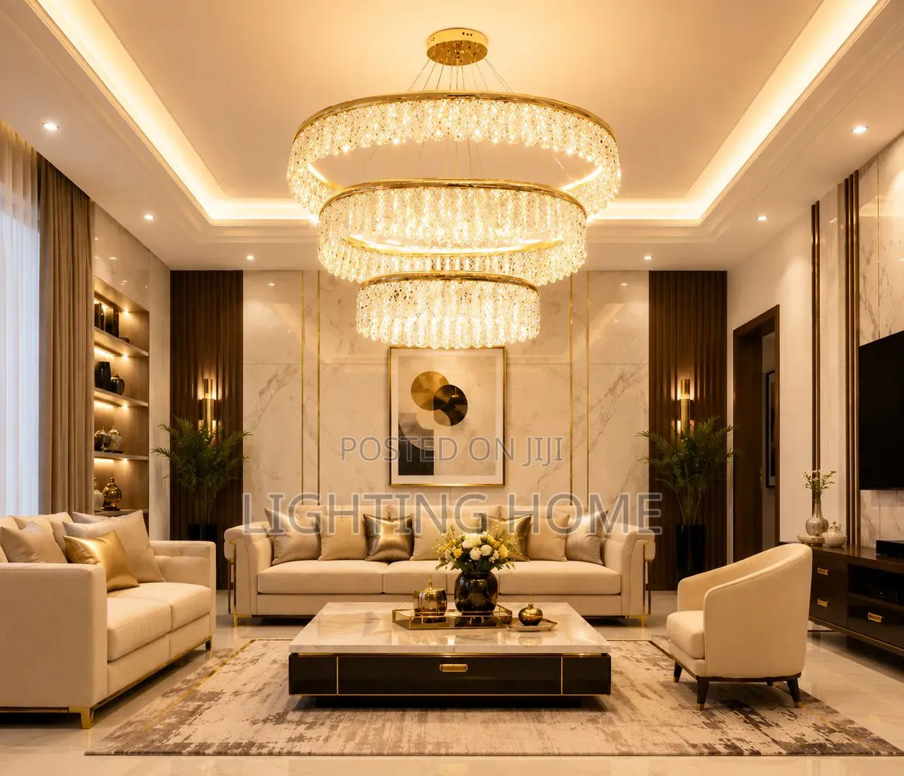 Morden 3ring Chandelier Pendant