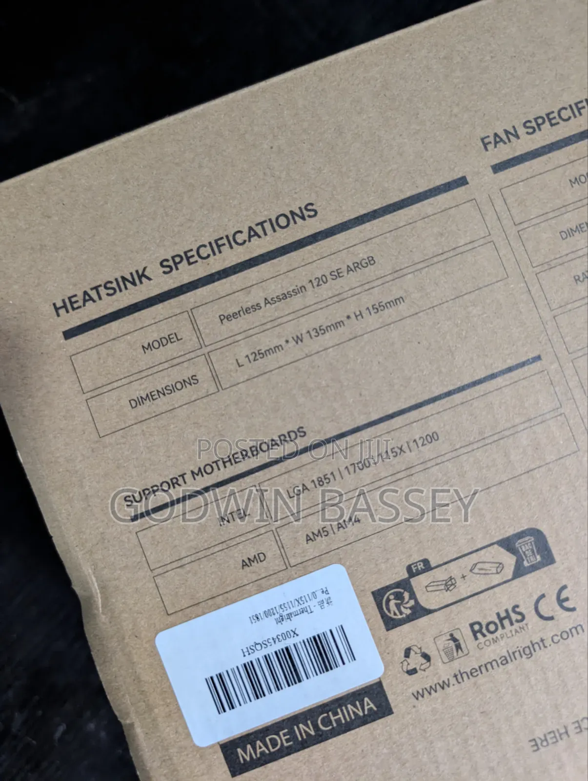 Peerless Assassin 120 Se Argb Cooler