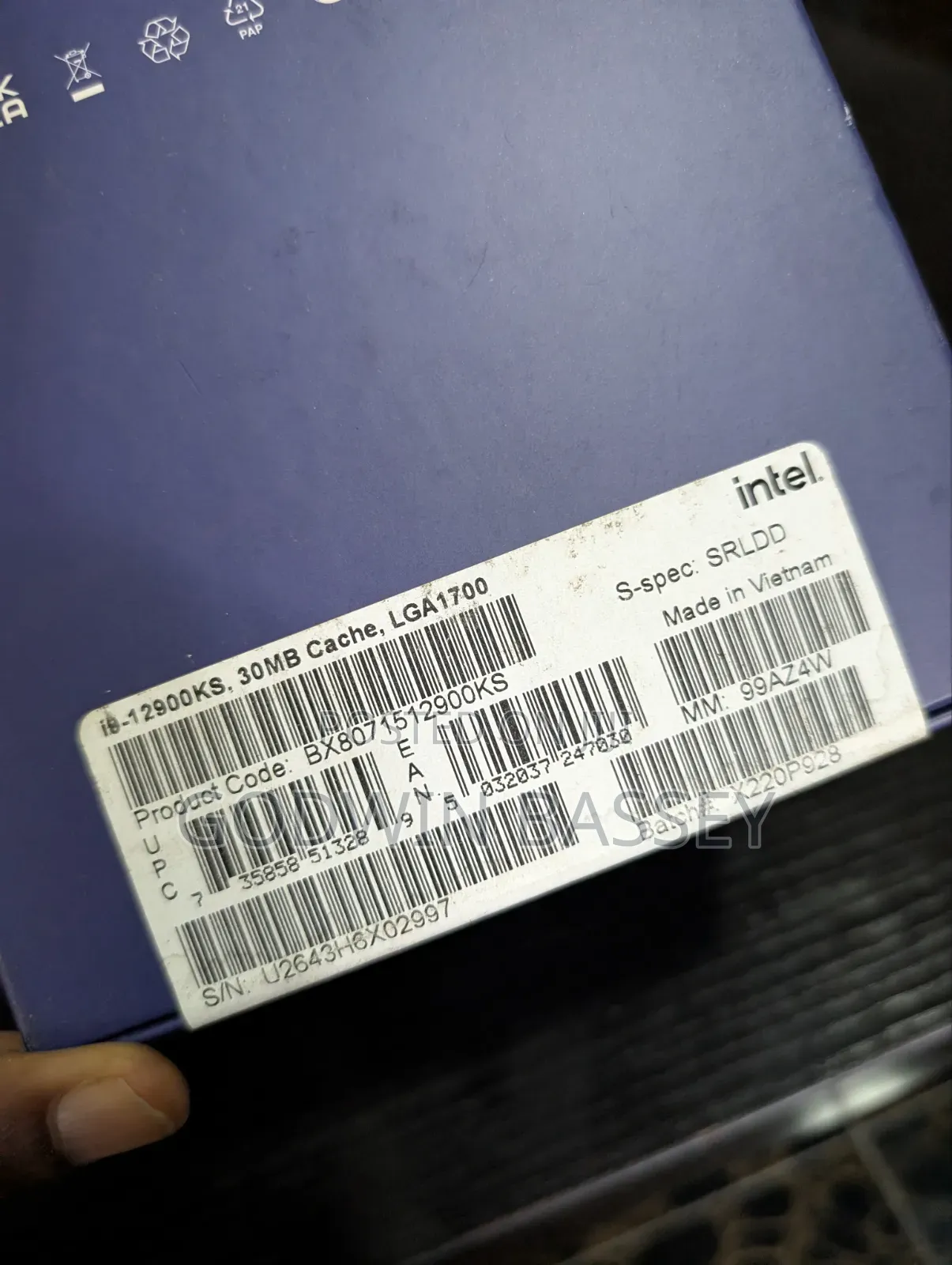 Intel I9-2900ks Cpu