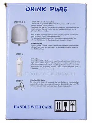 24litres Drink Pure Gravity Uf Water Purifier