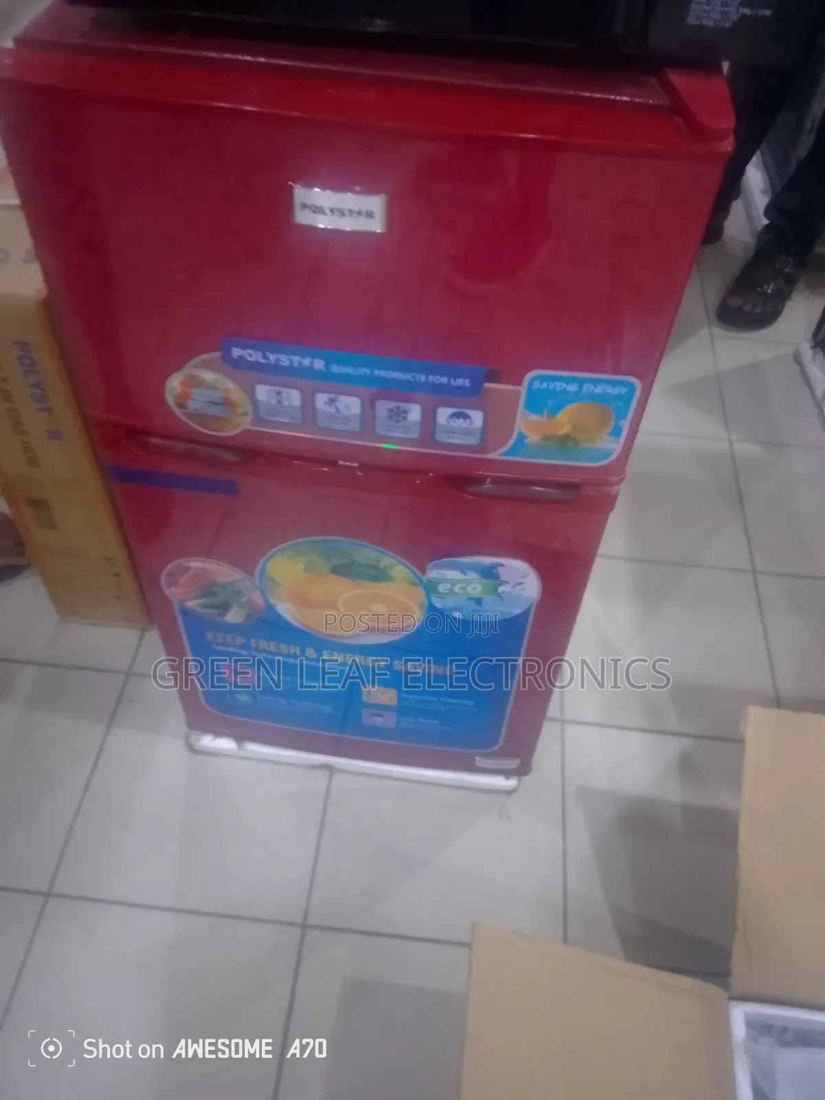 Polystar Table Top Refrigerator(Double Door)