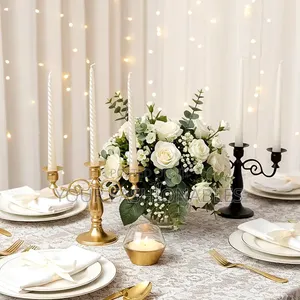 Gold 3 in 1 Candle Stand