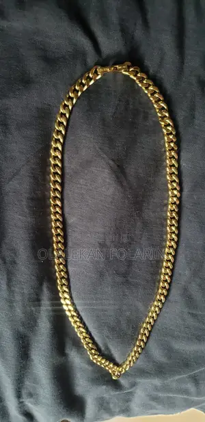Original Gold-Tone Cuban Link Chain Necklace – Unisex