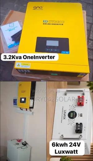 Onesolar Inverter and Luxwatt Battery Available Dm Now