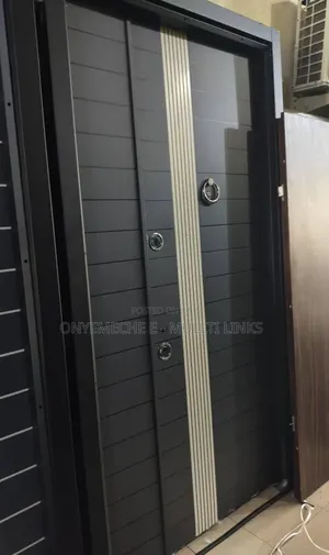 3ft by 7ft Brown HDF Doors