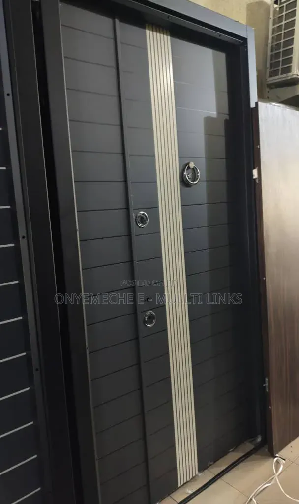3ft by 7ft Brown HDF Doors