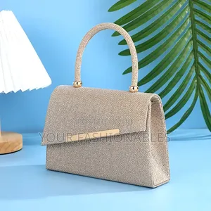 Gold Bar Glitter Clutch