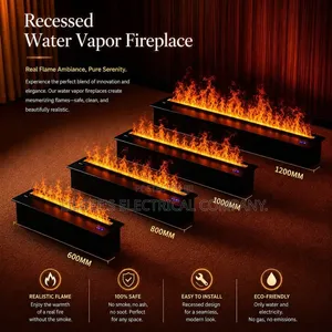 Varieties of Luxury 3d Simulation Recessed Water Vapor Fireplace