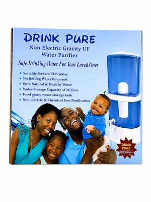 24litres Drink Pure Gravity Uf Water Purifier