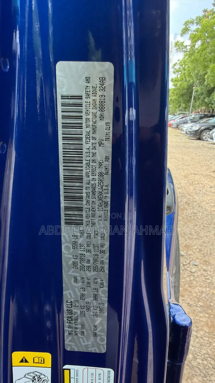 Jeep Wrangler 2019 Blue