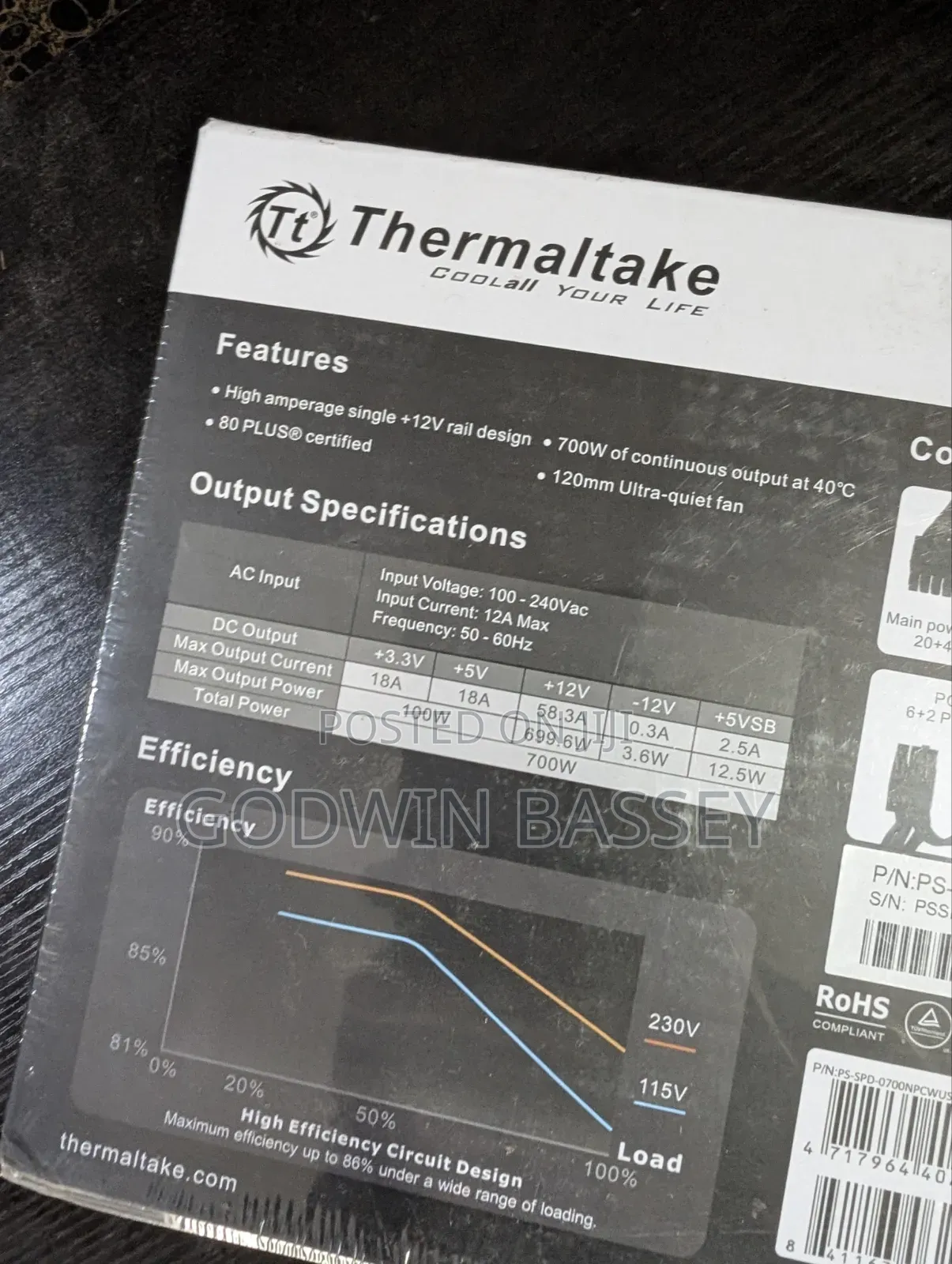 Smart 700w Atx Power Supply