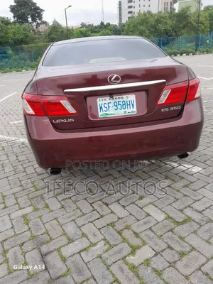 Lexus ES 350 2008 Burgundy