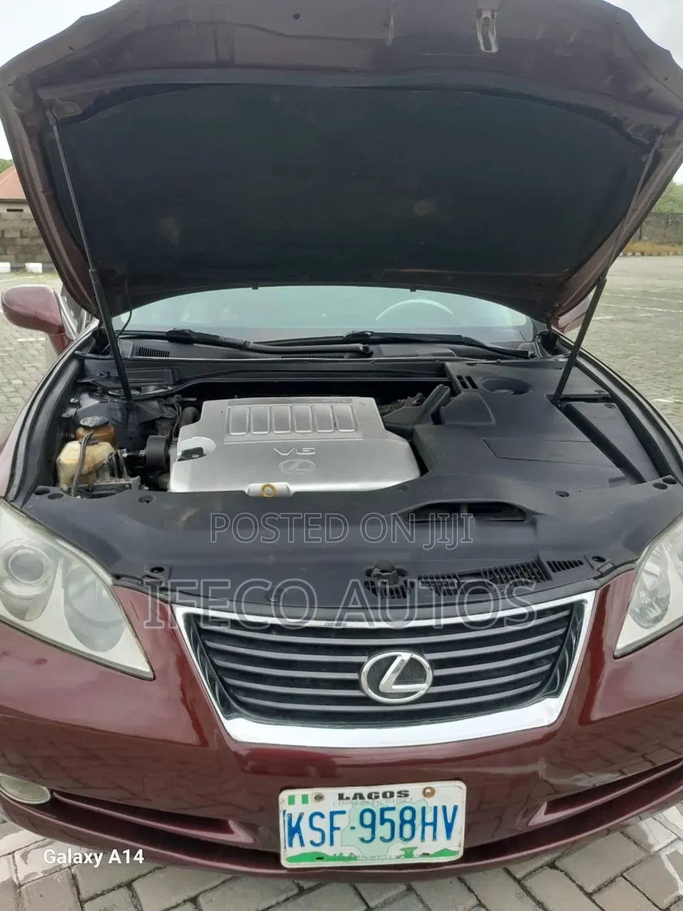 Lexus ES 350 2008 Burgundy