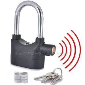 185 Anti-Theft Security Padlock Features a Smart Alarm System to Prote