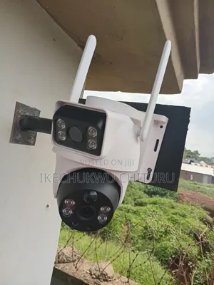 V380 Max Double Lens Solar Wifi Camera