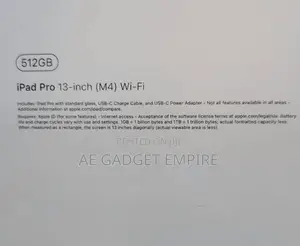 New Apple iPad Pro 13 (2024) 512 GB Gray