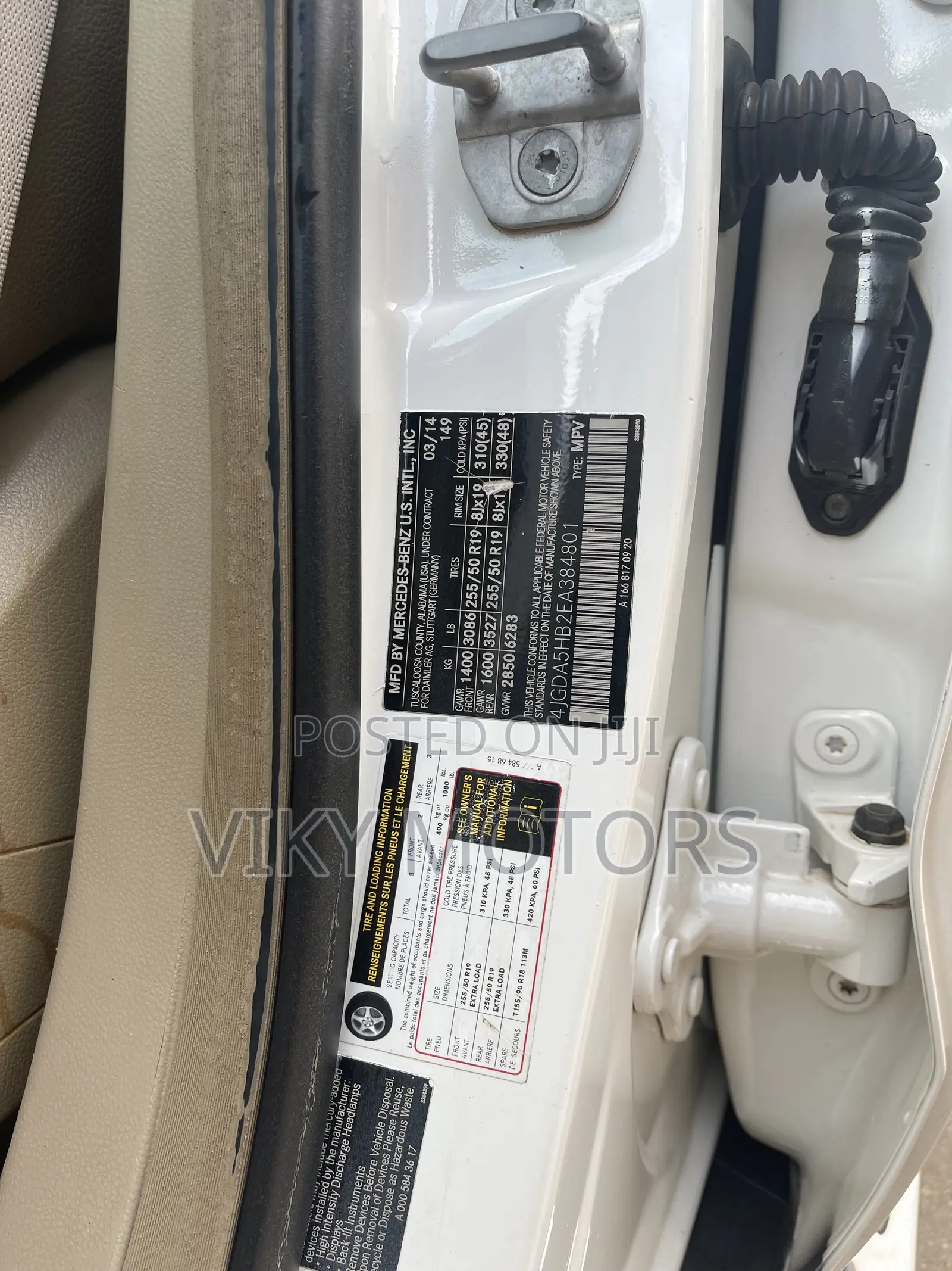 Mercedes-Benz M Class 2014 White