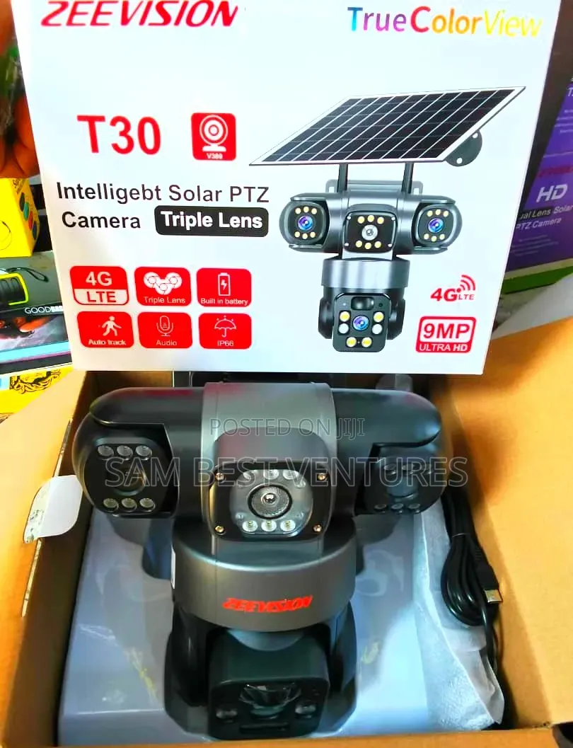 PTZ Solar CCTV Camera 9mp