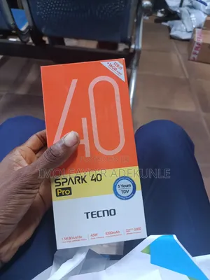 New Tecno Spark 40 Pro 128 GB Black