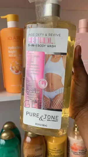 Pure Tone Retinol 5 in 1 Body Wash 960ml Firm Anti Aging