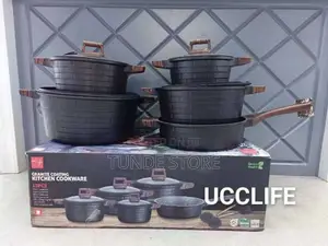 Black Granite Pot