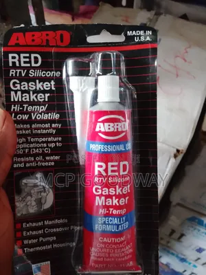 Abro Red RTV / Silicone Gasket Maker / Hi Temp